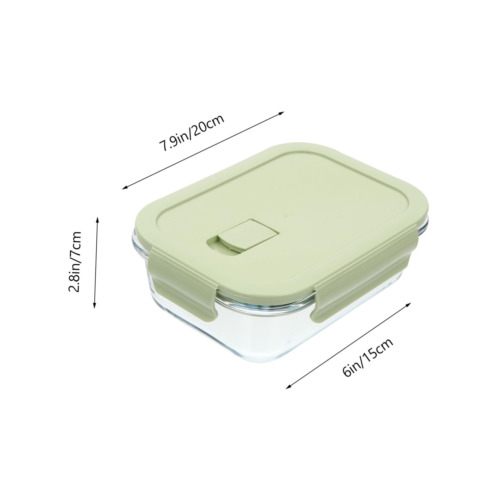 3 pièces Boîte Lunch Verre avec Compartiments Étanches Conteneurs Repas Résistants Chaleur Adaptés Bureau Voyage et Lave-vaisselle Boîtes Repas pour Conservation Fraîcheur