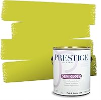 Vista 257 de PRESTIGE Pinturas de pintura exterior e imprimación en uno, 1 galón, plano, combinación comparable de Benjamin Moore* Manzanilla*