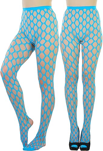 Image of ToBeInStyle Women's Large Mesh Fishnet Patterned Pantyhose Tights