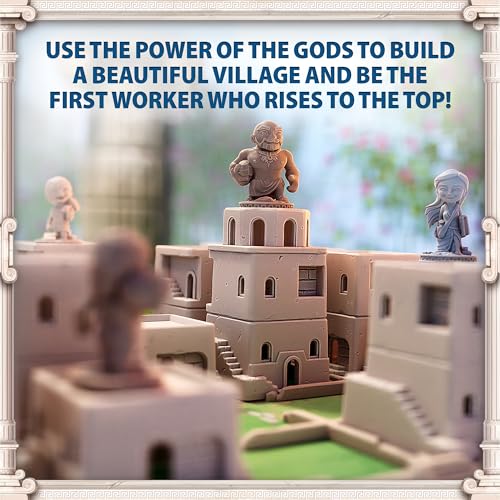 santorini second edition - an elegant accessible strategy game based in greek mythology  ages 8  plays in 20 minutes