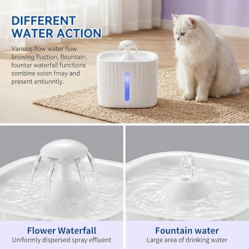 Image of Qpets Automatic Pet Water Fountain 3L for Cats and Dogs