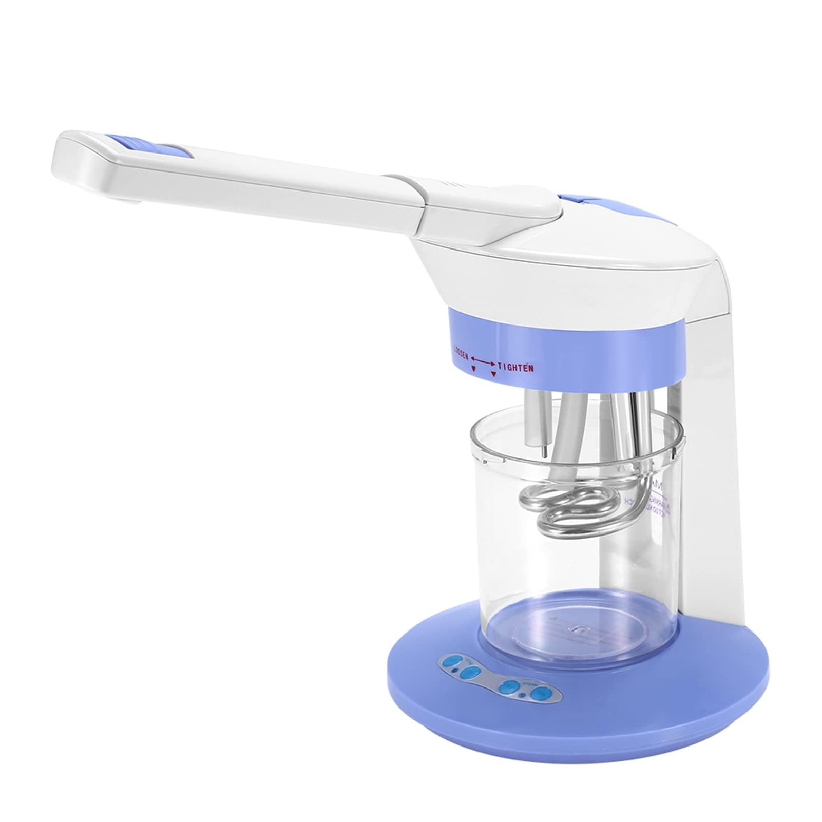 Vaporizador Facial de Ozono 2 en 1, Vaporizador Facial de Spa con Sparyer de Iones para una Limpieza Profunda y Sauna Facial para el Cuidado de la Piel para el Hogar o en el Salón (Enchufe UE 220V)