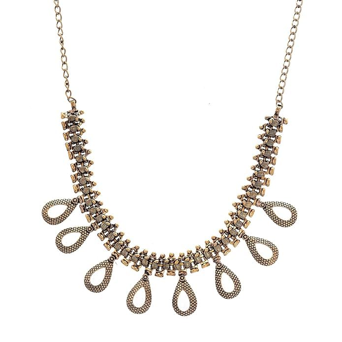 Image of Handicraft Kottage 1gm 22Ct Gold Plated chain with Pandent |latest & Stylish High Gold Plated Celebrity Inspired Gold Chain /Necklace /Jewellery Set /Fashion jewellery for Mens,Womens Girls