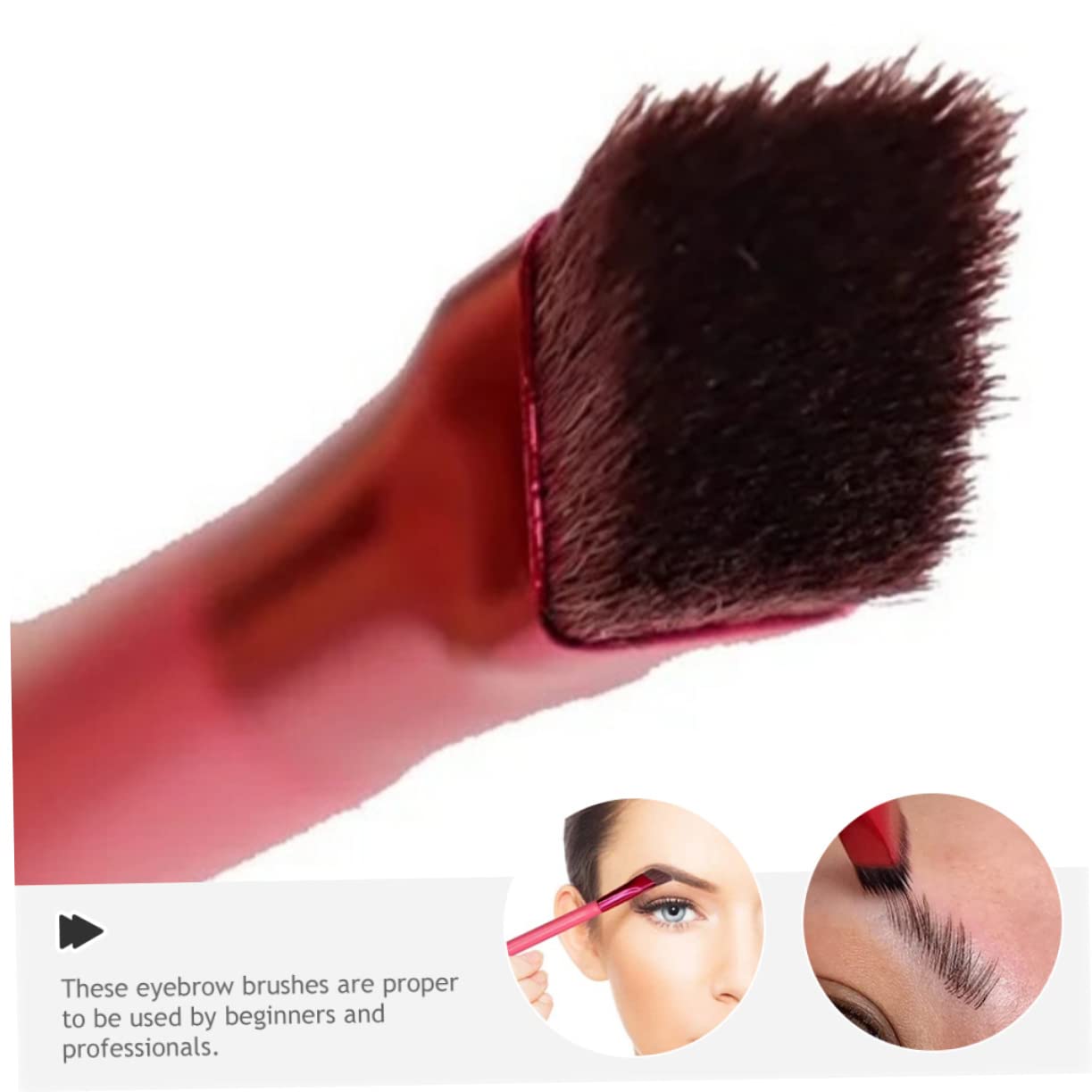 10 Pezzi Pennello Per Sopracciglia Pettine Per Sopracciglia Correttore Per Sopracciglia Sopracciglio Ad Angolo Pennello Per Eyeliner Mancare Trucco Pelliccia Sintetica