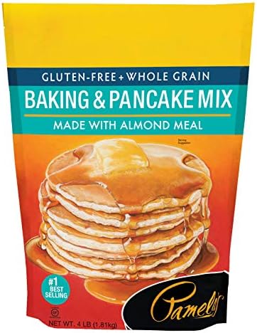 Pamela's Products Gluten Free Baking and Pancake Mix, Unflavored, 64 Oz