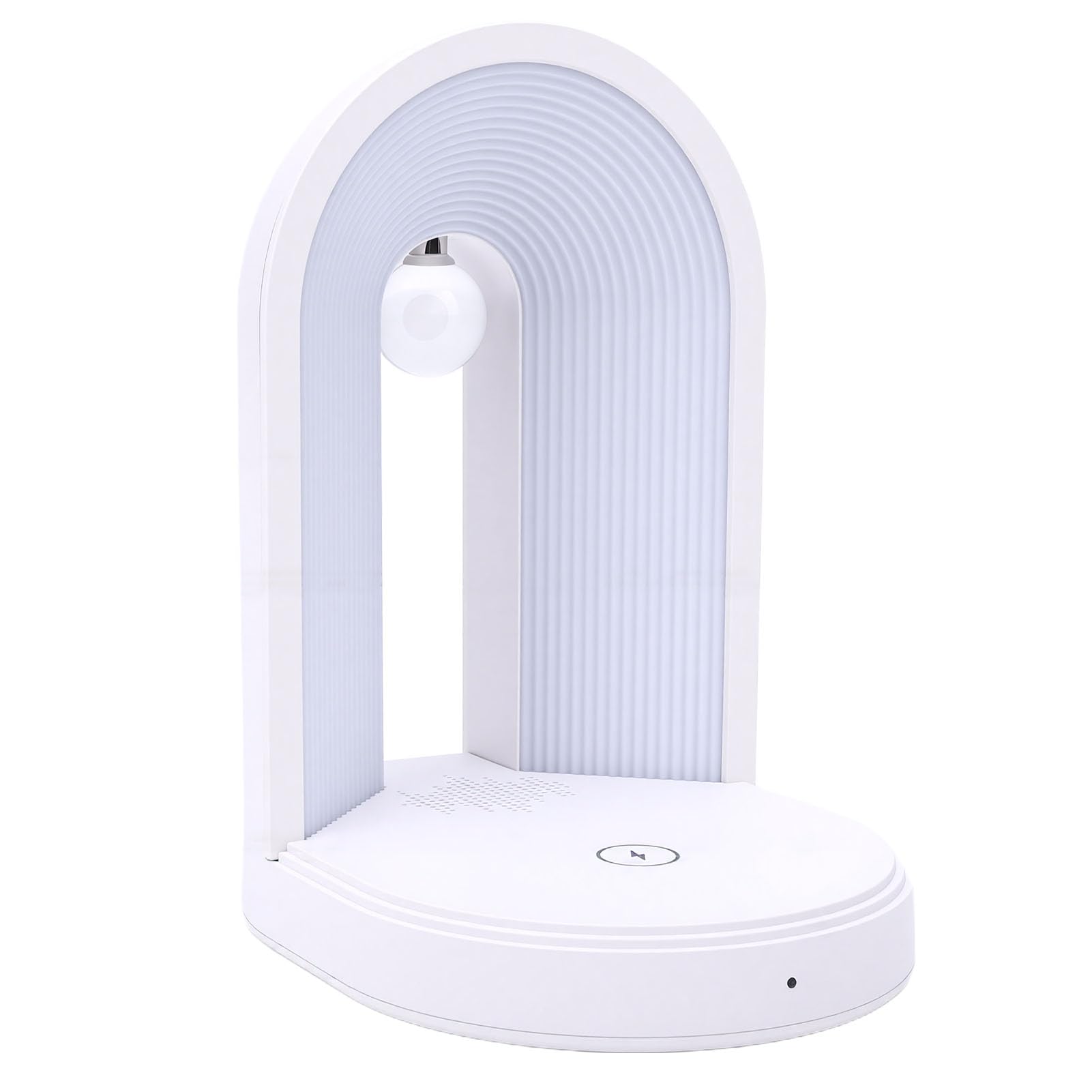banapoy Bezprzewodowa ładowarka, 15W 3 w 1, Lekki Głośnik Bluetooth z lampką nocną i ściemnianą lampą do Domowego Biura w Sypialni