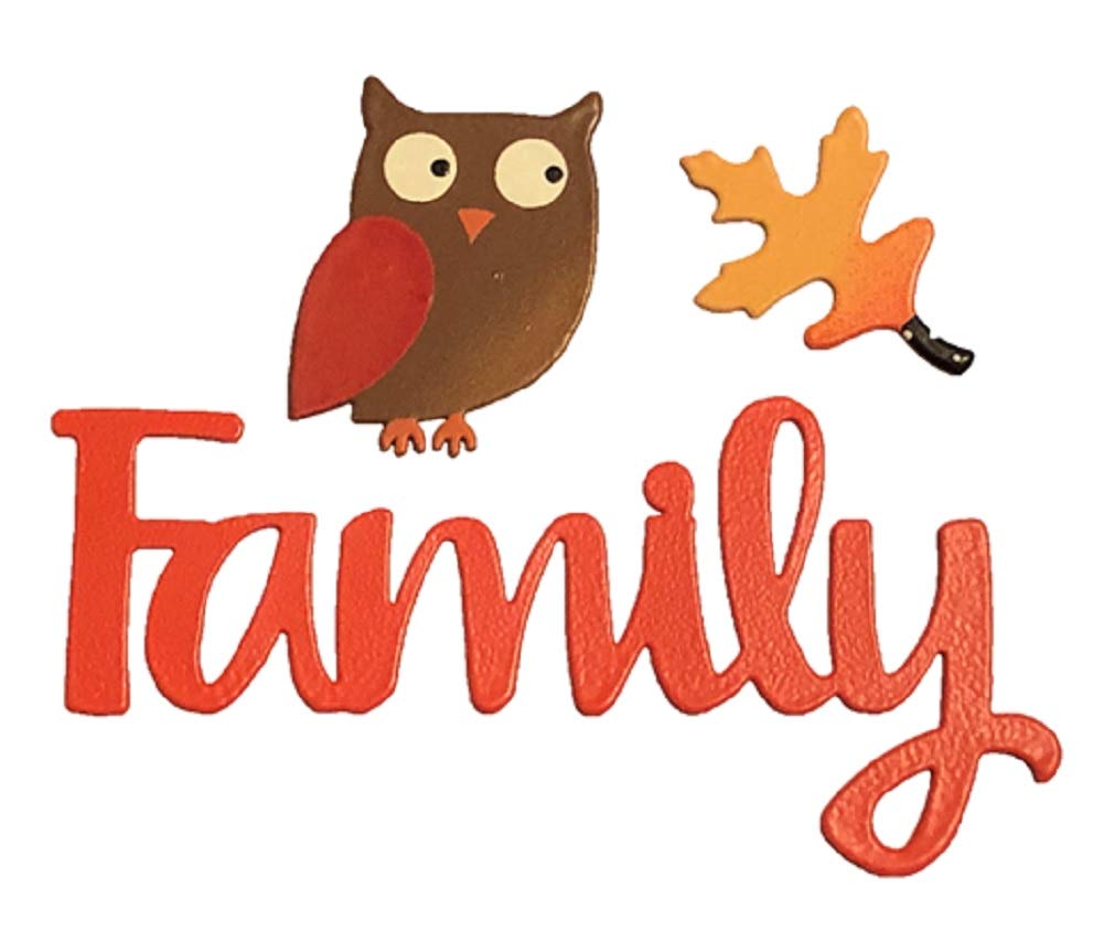 Roeda Brighten Your Life 25006wm Fall Family Word with Fall Icons set of 3 magnets