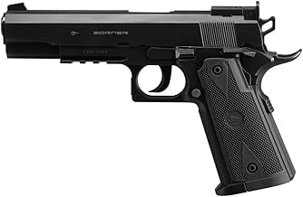 Borner WIN 304 - Pistola con cápsulas de Aire comprimido (CO2) Calibre 4.5mm, Munición de Bolas BB's de Acero con una Capacidad de Cargador de 19 Disparos. Semiautomática. Potencia 3 Julios