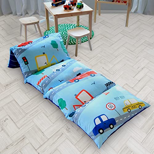 Butterfly Craze Floor Pillow Bed Lounger Cover, Cozy & Stylish Seating Solution For Kids & Adults, Recliner Floor Cushion For Ultimate Comfort, Toddler Nap Mat, Cover Only, Transportation, King #TOP28