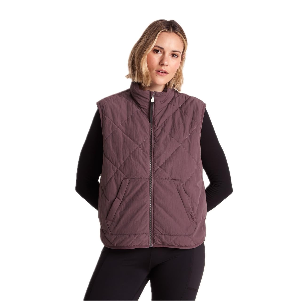 TOG24 Women's 'Juni' Shower Resistant Insulated Gilet in Dark Mauve | Size: 16