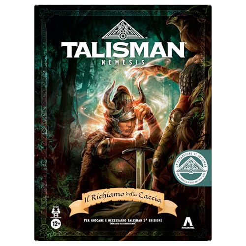 PACCHETTO DI ESPANSIONE: il pacchetto Talisman Nemesi: Il richiamo della caccia espande il gioco base con creature, trama, componenti e meccaniche di gioco 1 contro 1 del tutto nuovi (richiede Talisman 5ª edizione, venduto separatamente).