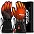 Heated Gloves for Men Women 7.4V Battery 22.2WH Rechargeable Heated Ski Gloves Touchscreen Waterproof Electric Heated Fishing Gloves for Winter Work Skiing Raynaud Riding(Black,L)