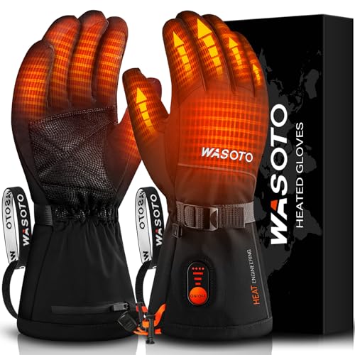 Heated Gloves for Men Women 7.4V Battery 22.2WH...