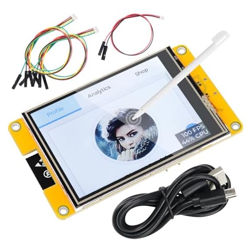 Freenove ESP32 Display CYD, 3.2 Inch Touchscreen Monitor, 240x320 Pixel IPS TFT LCD Screen ST7789 Driver, Dual-core 32-bit 240 MHz Microcontroller WiFi+BT, C Code LVGL Example Projects Tutorial