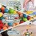 Toymendous Gumball Machine for Kids with Gumballs - Bubble Gum Mini Candy Dispenser | Piggy Bank for Kids - Receive Red or Yellow Machine Colors May Vary