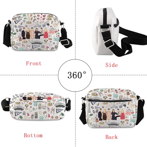 POFULL TV Show Inspired Gift Characters Crossbody Bag For Fans Gift3