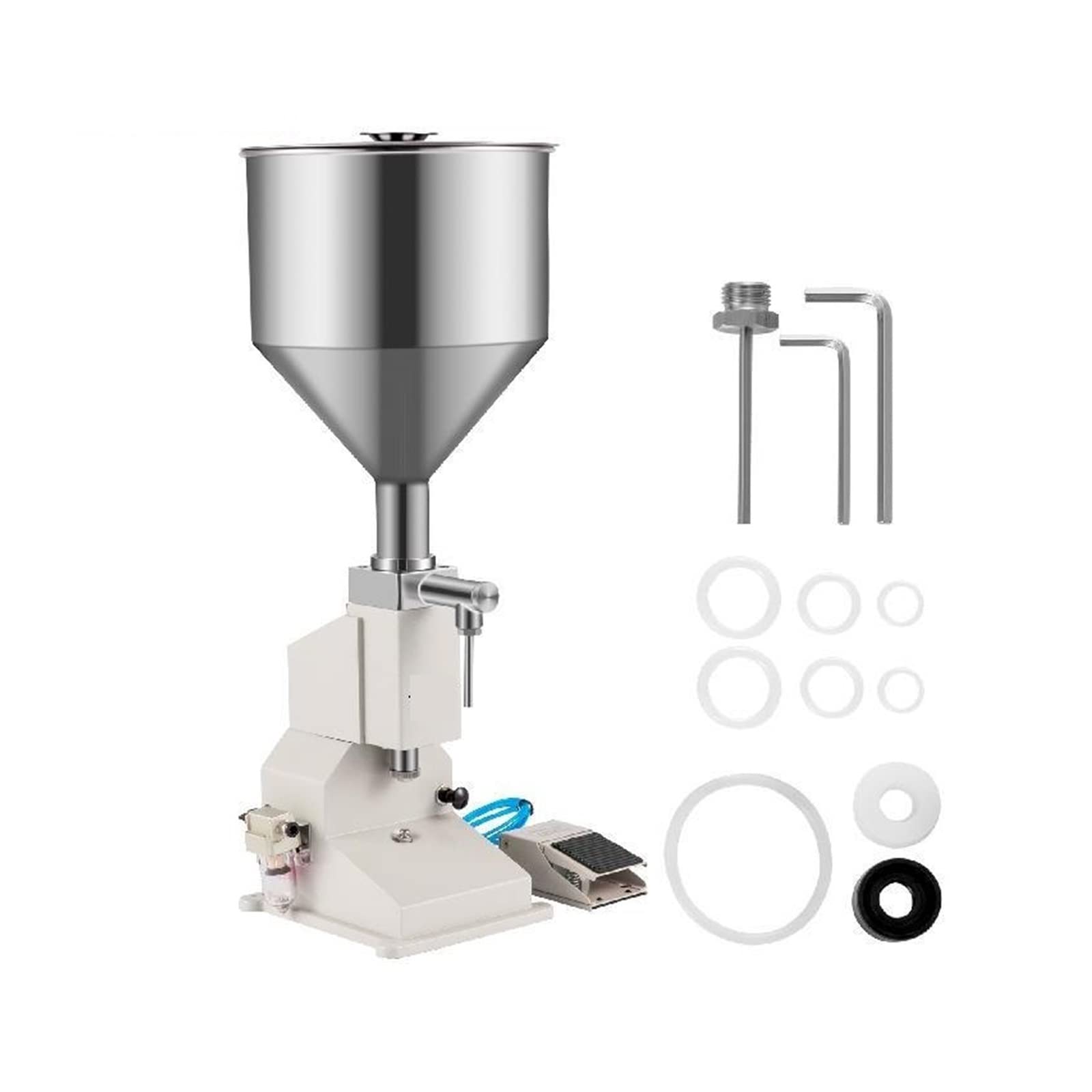 CVFRDD 5ml-50ml Pneumatic Liquid Paste Filling Machine A02 Filler For Cosmetic Cream