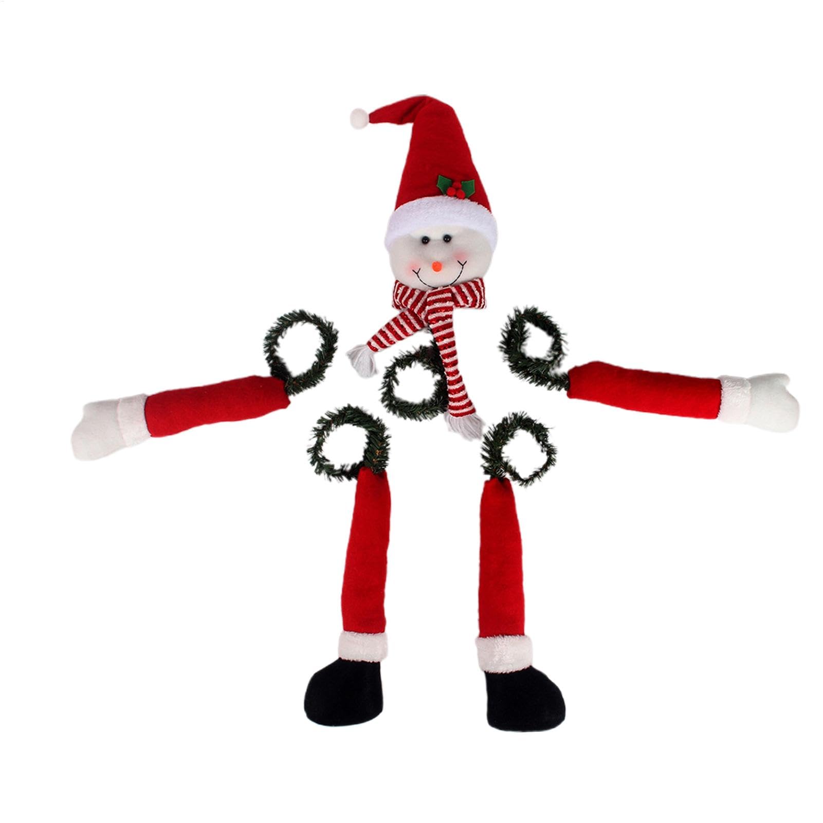 Decoración de árbol de Navidad de brazos largos que evita caídas
