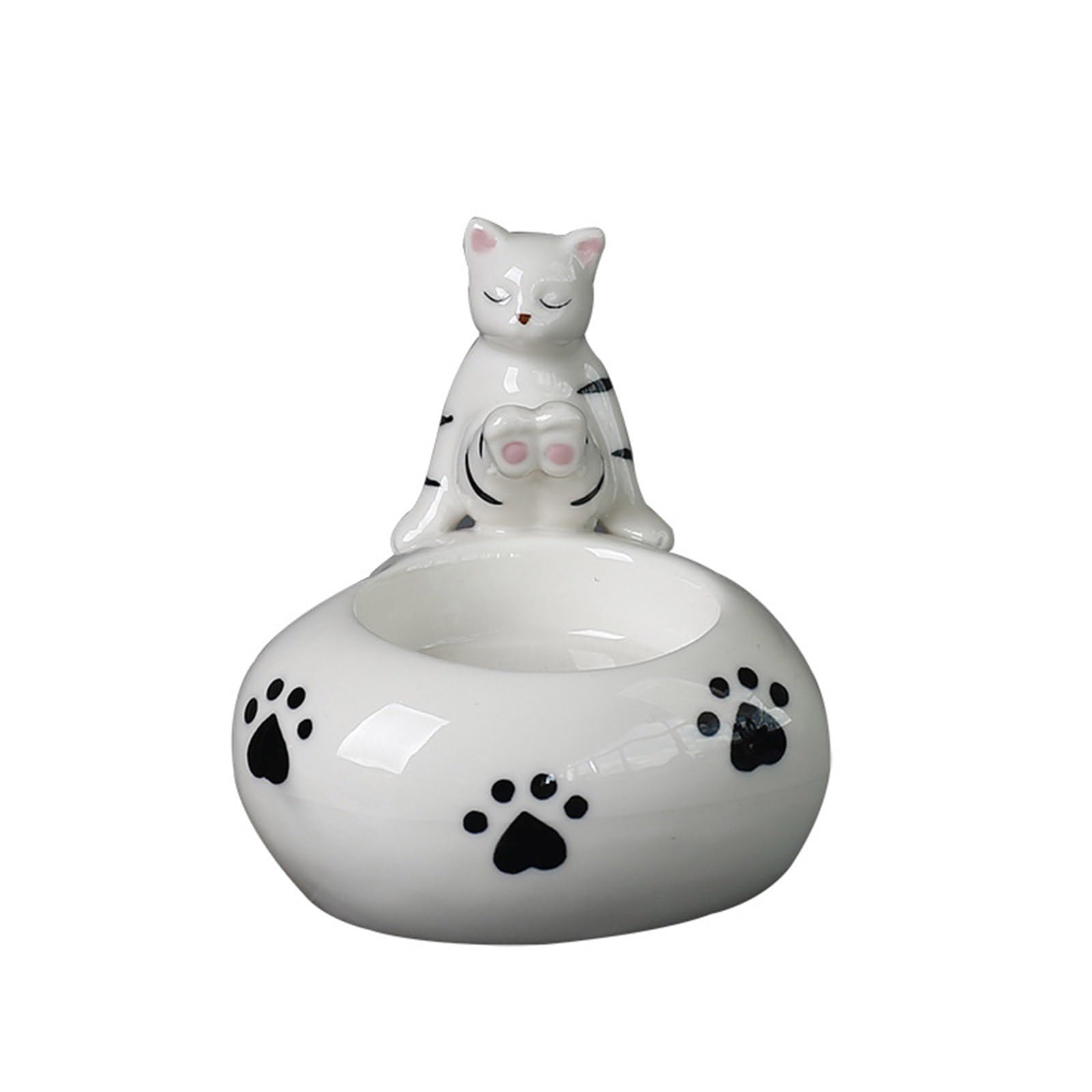 Tsophreniq Handicraftsman Ceramic Leopardine Plan Fragrant Flame Cup Permanent Scent Scattering Excellent Present for Beloveds Ceramic Cup