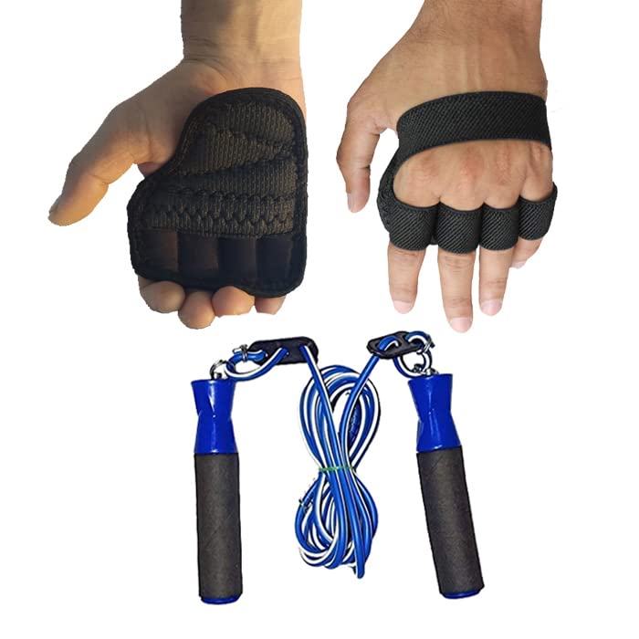 CF Mens and Womens and Girls Polyvinyl Chloride Professional Jump Skipping Rope with Foam Hand Gripper with Bearing for Gym and Weight Loss - Blue, 9 Feet (B08BK9CYWK) Amazon Price History, Amazon Price Tracker