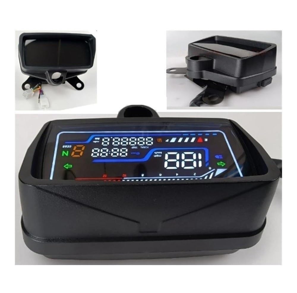 Digitale contagiri Tachimetro Digitale Contagiri QuadroStrumenti Per Moto Cruscotto Chilometraggio Per CG125 CG150 Indicatore Di Visualizzazione Del Calibro Velocità