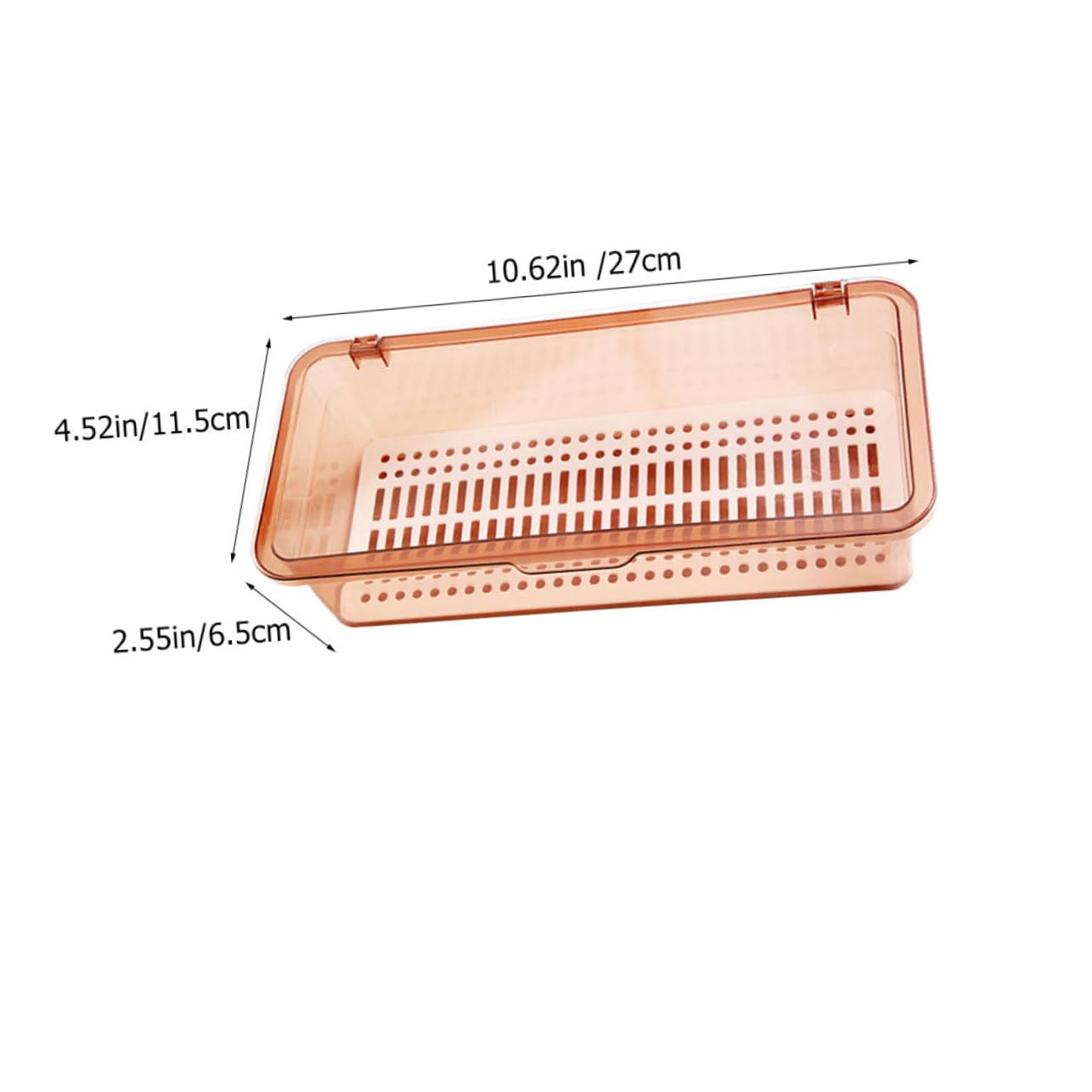 Cabilock 2Pcs Kitchen Utensil Storage Box Drying Holder with Lid for Chopsticks and Cutlery Ventilated Design for Organized Kitchen Supplies