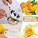 Behiruch Premium Hand Zitronenpresse aus Zinklegierung in Chrom glänzend, Zitruspresse manuell Zitronen Handpresse gross - Metall Zitronensaftpresse für die Küche - Lemon Squeezer Saft Juicer Lime