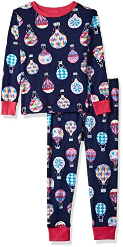 Image of Hatley Girl's Organic Cotton Long Sleeve Printed Pyjama Set Pajama