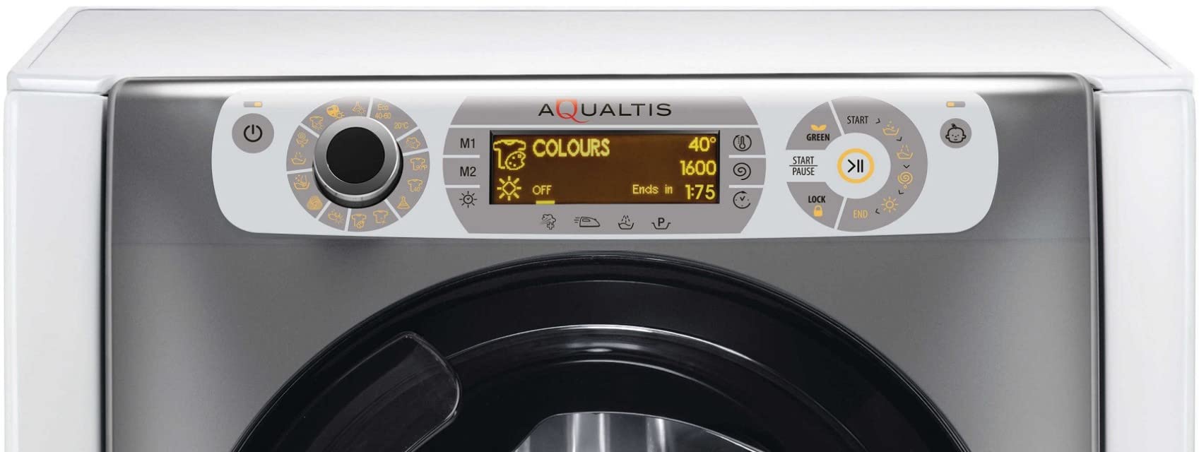 Hotpoint AQD1072D 697 EU/A N Lave-linge séchant, 10 kg de lavage et 7 kg de séchage, moteur Inverter