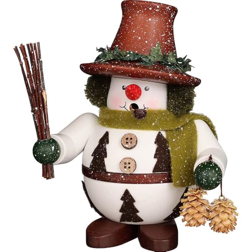Christian Ulbricht Incense Burner - Smoker - Woodsy Snowman - 6.75H