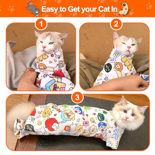 Image of Cat Grooming Supplies - Cat Wrap for Cutting Nails with Cat Nail Clipper, Cat Restraint for Nail Clipping to Anti-Runaway /Scratch /Bitten, Cat Swaddle Wrap for Calming & Holding Cat (X Large)