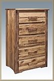 Montana Woodworks Chest - 5 Drawer Stained & Lacquered - Homestead Collection