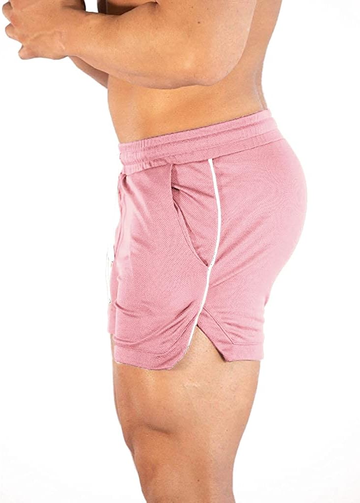 EVERWORTH Men's Athletic Shorts Gym Workout Short Shorts Casual Shorts Running Bodybuilding 5 Inch Inseam Shorts - Image 2