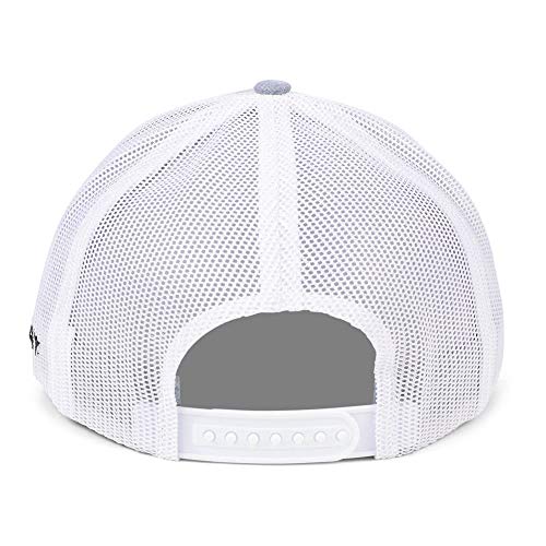 Ariat R112 Texas Oil Derrick Logo Snapback Grey One Size #TOP2