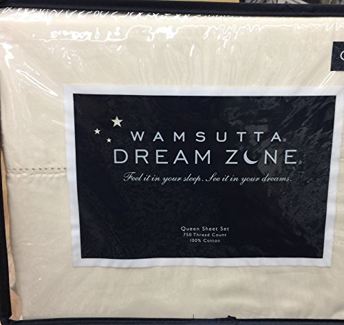Wamsutta Dream Zone Queen Sheet Set, Ivory Cream, 750 Thread Count