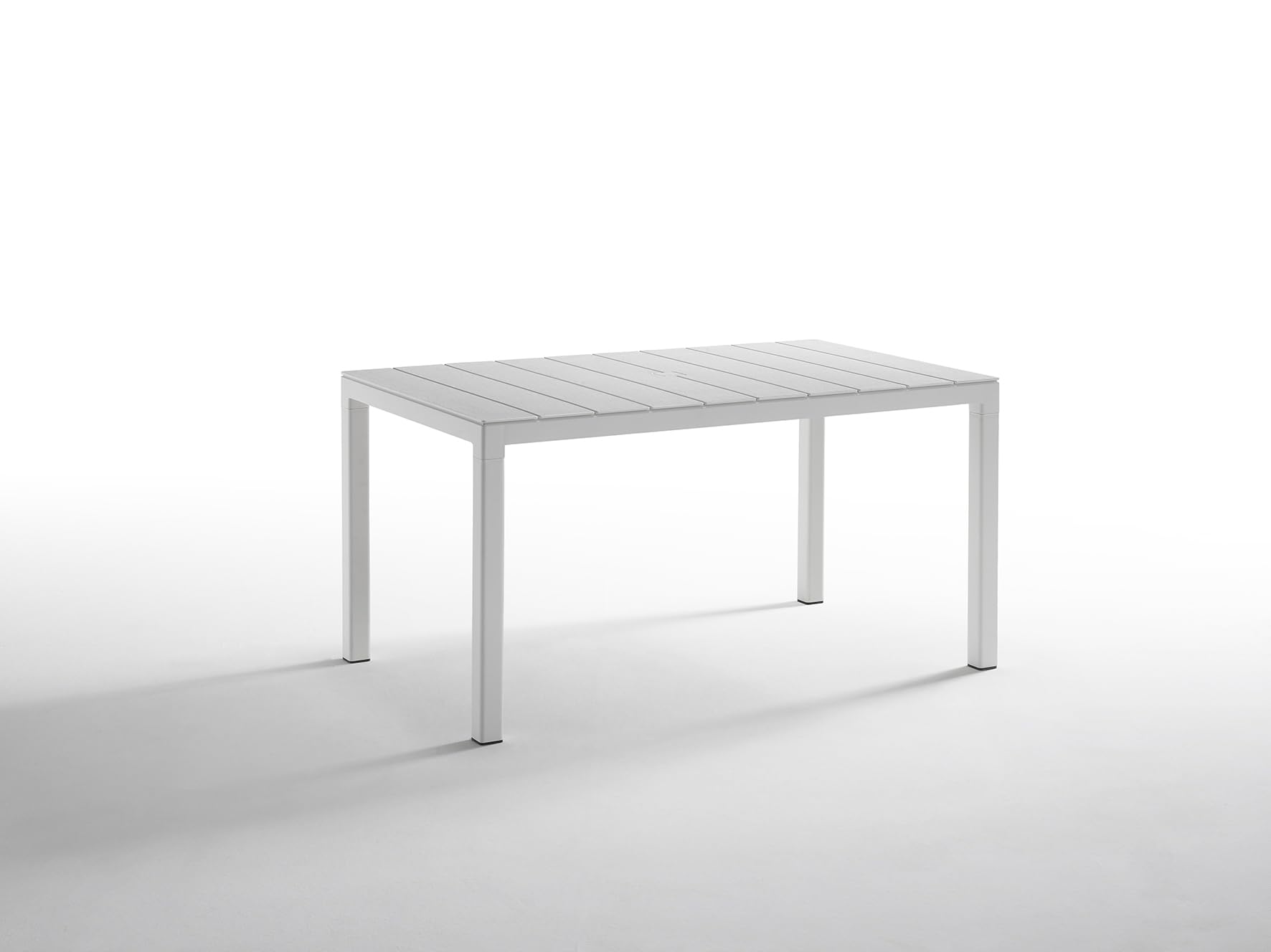 Tomaino - Mesa de jardín extensible de plástico, composición múltiple de 4 hasta 12 plazas, rectangular o cuadrada