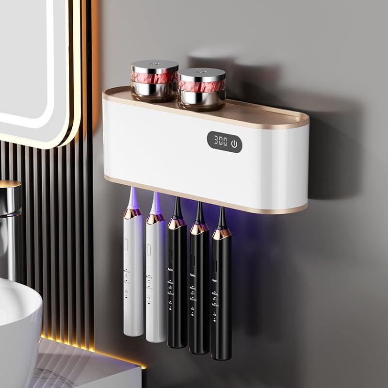 Stérilisateur de brosse à dents UV mural pour garder une routine familiale saine