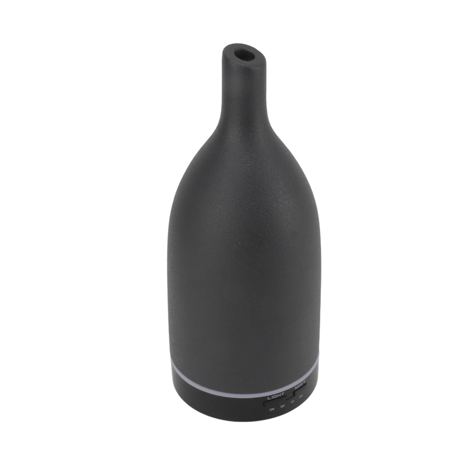 Fdit Diffuseur D'huiles Essentielles en Céramique 120 ML, Ultrasonique avec Arrêt Automatique, Fonctionnement Silencieux, Lumière Nocturne 7 Couleurs pour Maison, Bureau, Chambre (Prise UE)