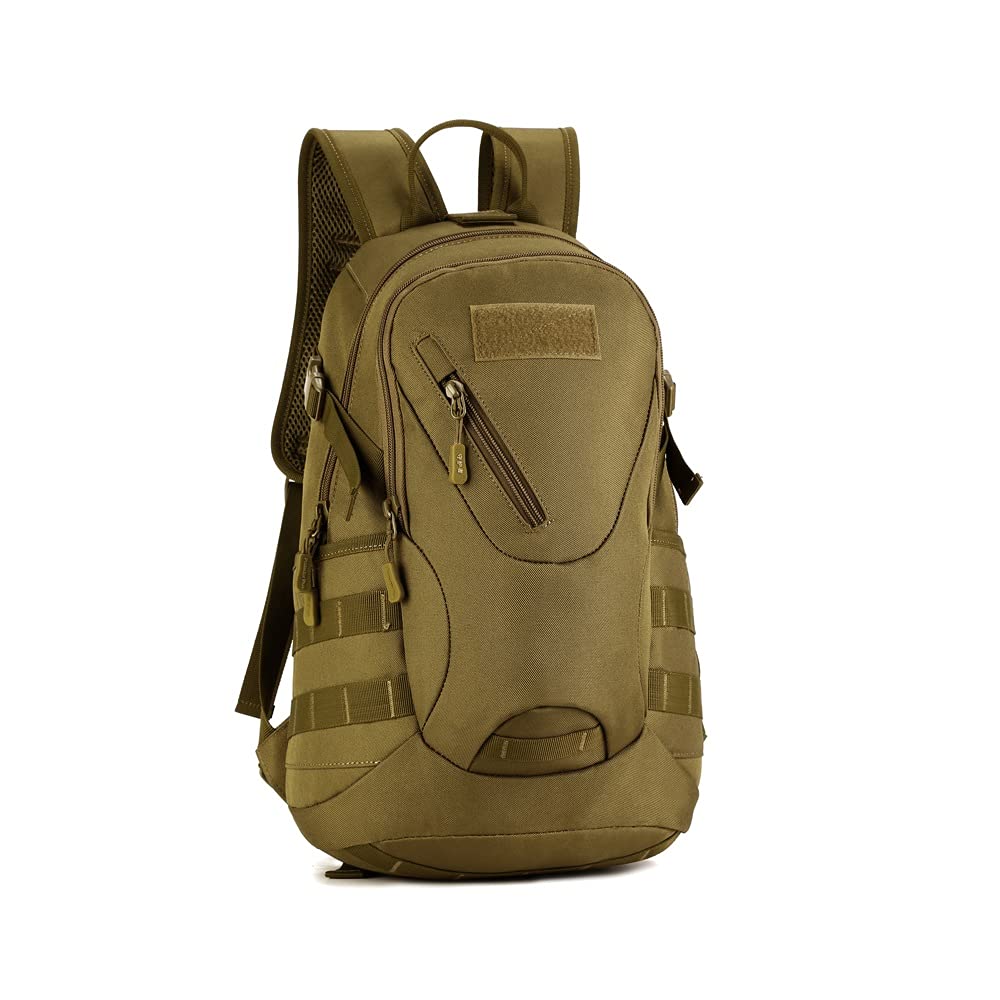 Wodoodporna torba taktyczna Molle 20 l, 25 l, 30 l, 40 l, męski plecak wojskowy, nylonowy, wspinaczka, wędkowanie, polowanie, plecak, S423- 20l-tan, rozmiar uniwersalny
