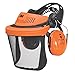 Produktbild 3 M Peltor G500 Forstwirtschaft Kombination mit Kapselgehörschutz & Visier, schwarz/Orange