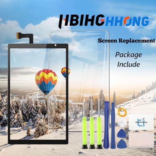 10.1 inches for Vortex Tab T10M Pro Plus Front Glass Touch Screen Replacement for Vortex Tab T10M Pro Plus Display Touch Screen Digitizer Assembly with Repair Tools (Black) — 사진 6