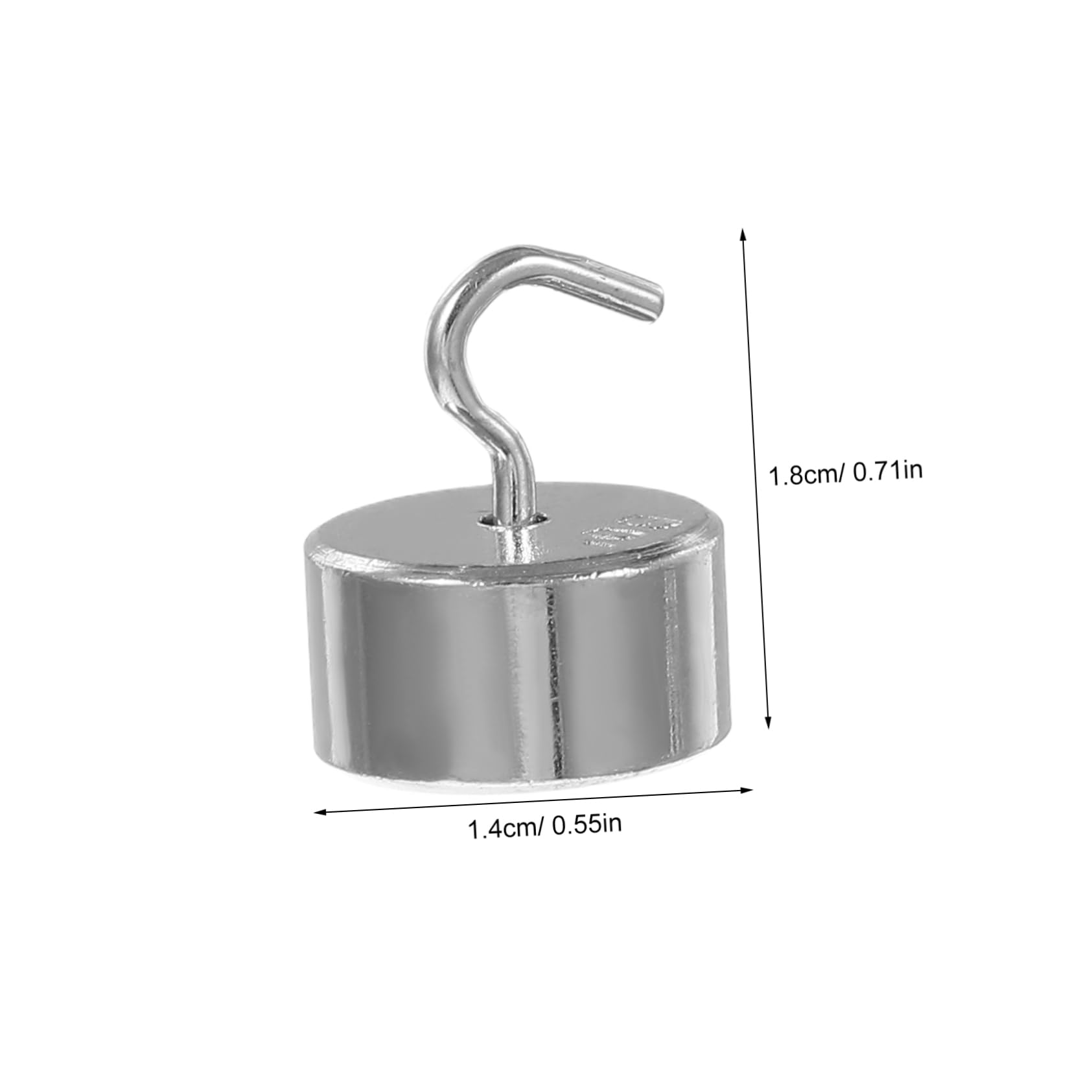 VALICLUD 50 Piezas Ganchos y Códigos de Laboratorio Pesas de Hierro Cromado Doble Gancho Pesas de Calibración para Laboratorios de Ciencia y Física Kit para Estudio