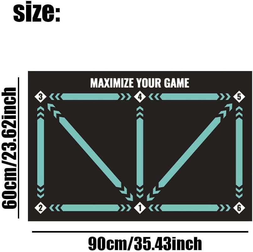 Football Mastery Matte 60x90 Cm - Rutschfeste Trainingsmatte Für Ballkontrolle