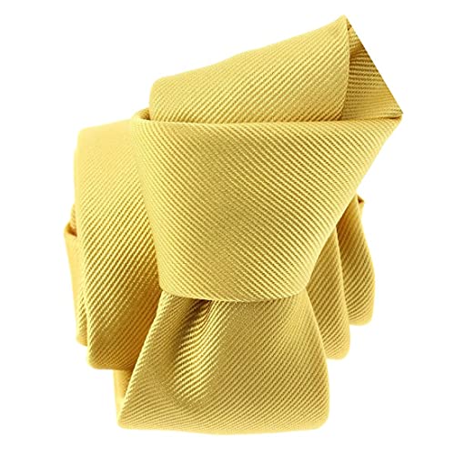 Cravate soie jaune Tony & Paul la solution élégante pour raviver un costume sombre