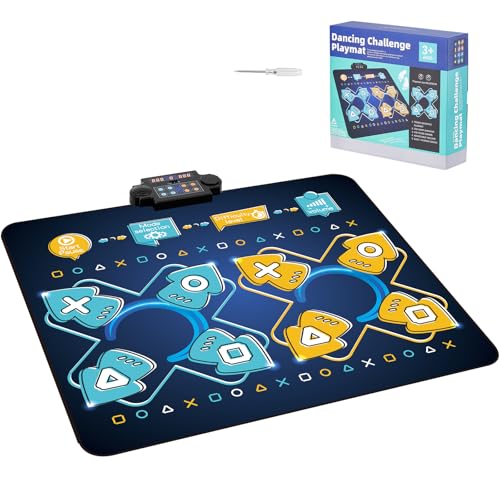 Happybuy Dance Mat, Toys and Hobbies-Kids Toys,Dance mat, Stand-Alone, Two Player