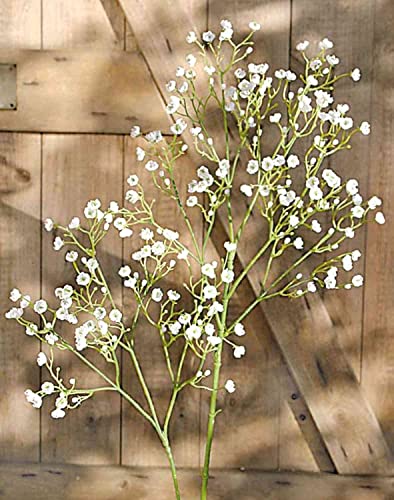 artplants.de Plastik Schleierkraut Josephine, weiß, 65cm, Ø1cm - Künstliches Schleierkraut Cover