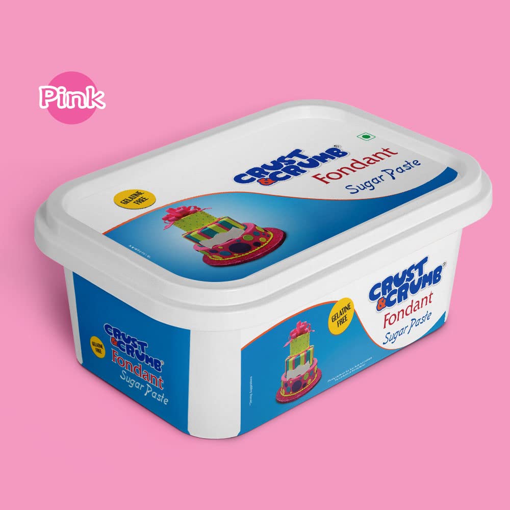 Crust N Crumb Fondant Sugar Paste - Pink
