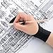 SRHVJ 1 Pcs Drawing Glove Fits Left and Right Hand for Digital Drawing Tablet, iPad, Paper Sketching