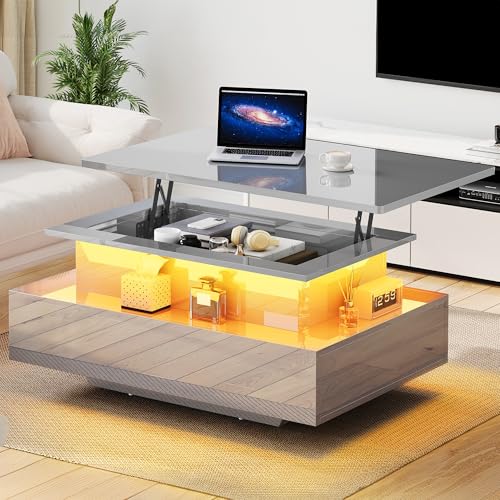 Table basse rectangulaire avec tiroirs pour ranger et optimiser le salon - 7