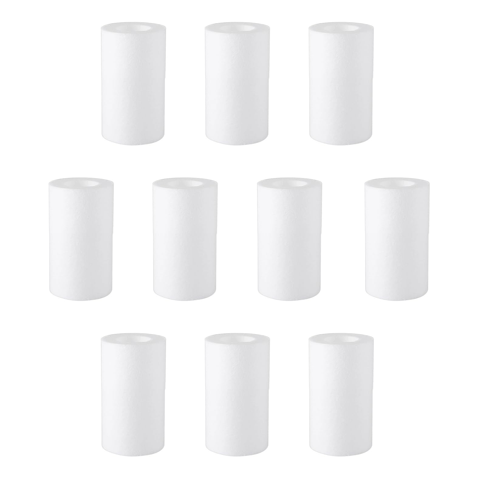 10 Pezzi Elemento Filtrante,Filtro in Cotone,Anticalcare Filtro in Cotone,Rlemento Filtrante de Filtro Acqua Doccia per Doccia o Filtro Acqua Rubinetto può Filtrare lo Sporco Nell'acqua